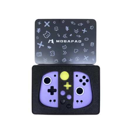 หน้ากากเปลี่ยนจอย Mobapad Gemini M6S / M6HD Joypad  สีม่วง_4